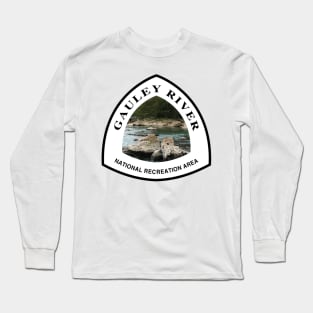 Gauley River National Recreation Area trail marker Long Sleeve T-Shirt